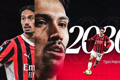 رسمياً.. ميلان الإيطالي يعلن تجديد عقد تيجاني رايندرز حتى 2030